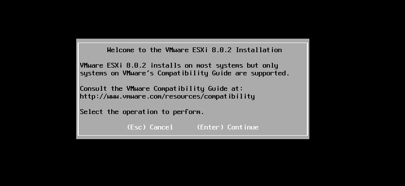 boot esxi